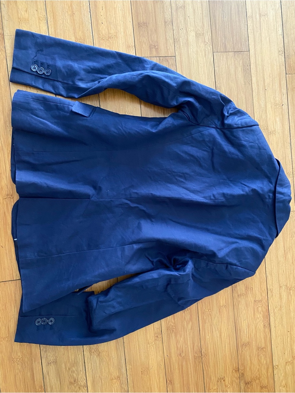 Pre-owned Zara Basic Women's Deep Blue Single-Button Blazer/Jacket Sz M Women’s - Picture 8 of 13